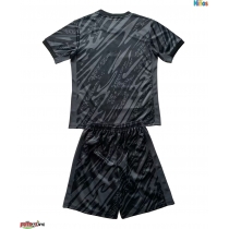 Camiseta Brasil Portero Visitante Equipación para niños Copa America 2024 manga corta (+ pantalones cortos)